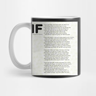 IF POEM BY RUDYARD KIPLING - IF | Poster And Other Formats | Wall Art Decor Mug